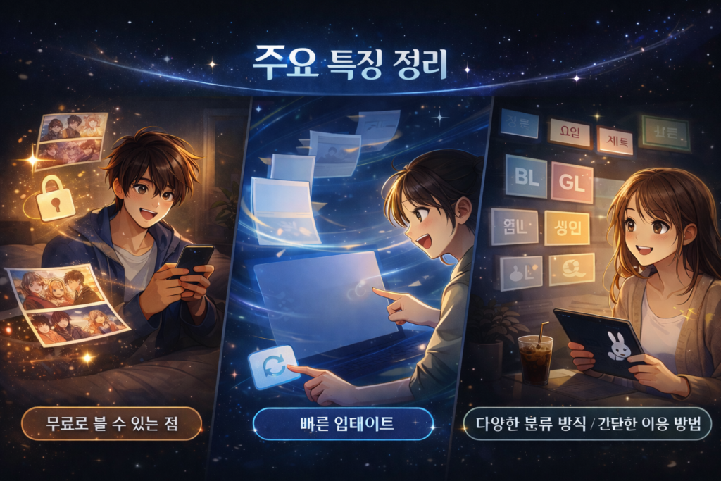 주요 특징 정리
